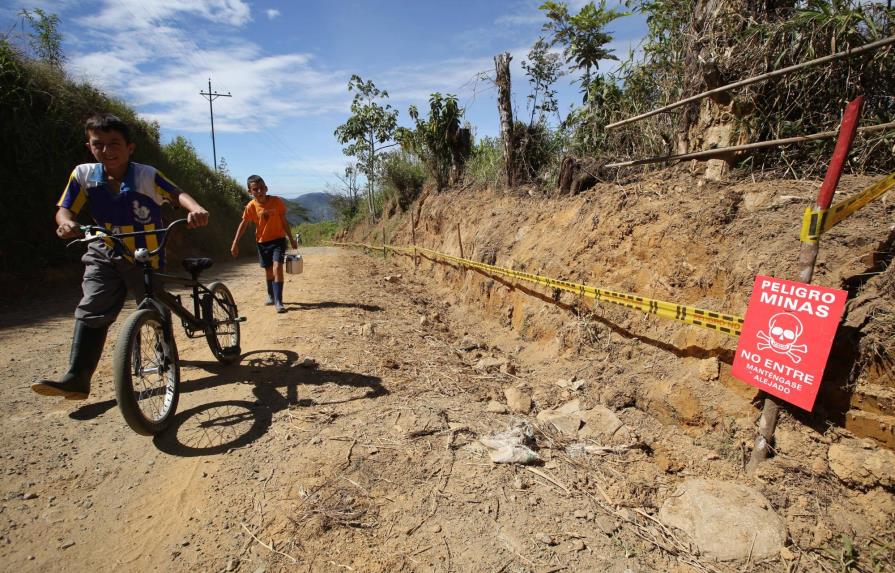 Colombia prepara la paz lleno de minas antipersona