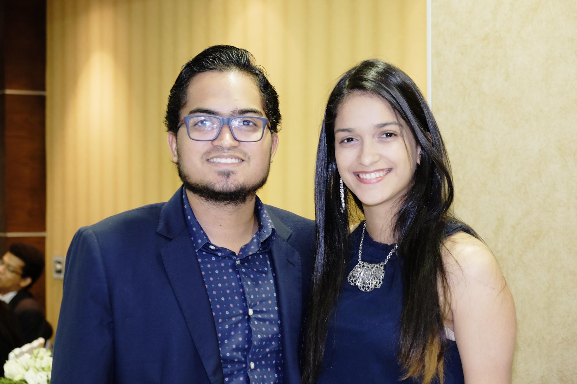 Pablo y Priscila Taveras.