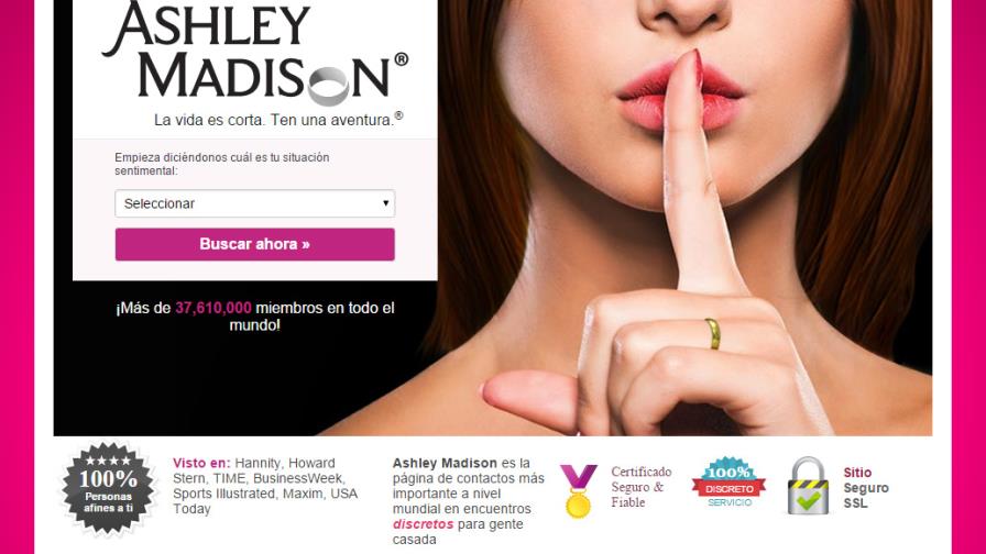 Infieles al desnudo: Hackean el sitio web Ashley Madison 