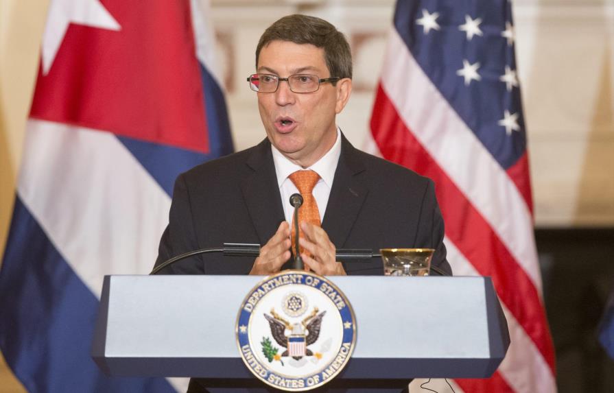 Canciller cubano pide a EE.UU. respeto a soberanía y no perseguir cambios