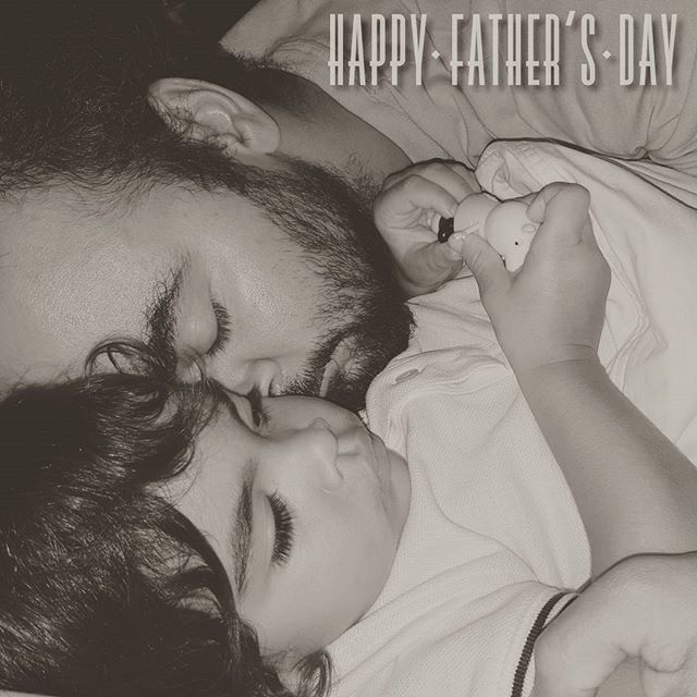 Pamela Sued a su esposo: Quiero felicitar a este caballero con motivo del #diadelospadres. La verdad que #Alonso es un niño bendecido... Dios le regaló la dicha de tenerte como padre. Te amo @gberas. 