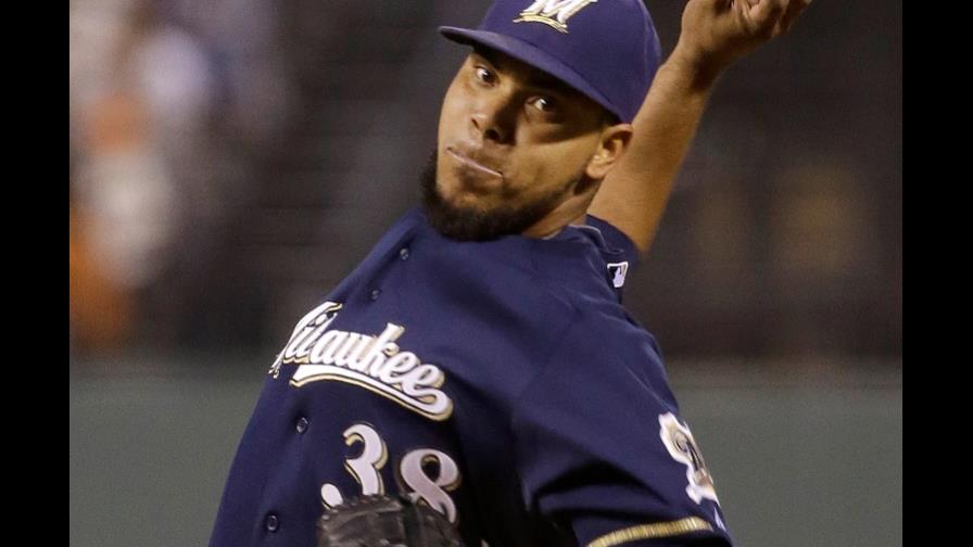 Cerveceros ganan a Gigantes con gran labor del dominicano Wily Peralta 