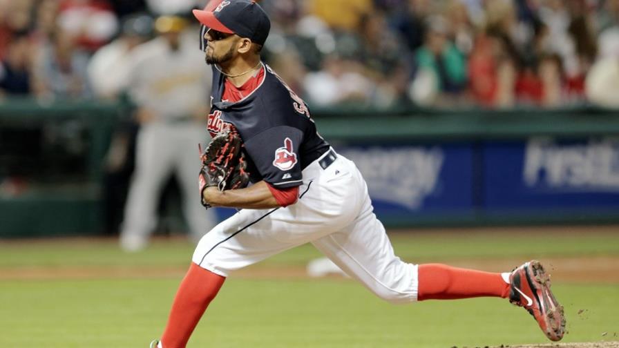 El dominicano Danny Salazar cede 1 hit en 8 innings; ganaron los Dodgers; Nelson Cruz de 5-4