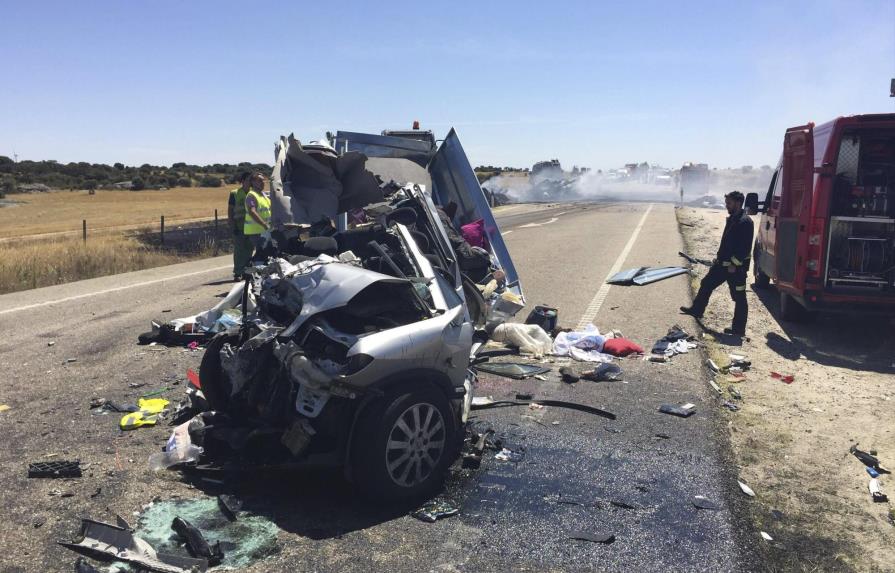  Cuatro menores muertos en un accidente de tráfico en España