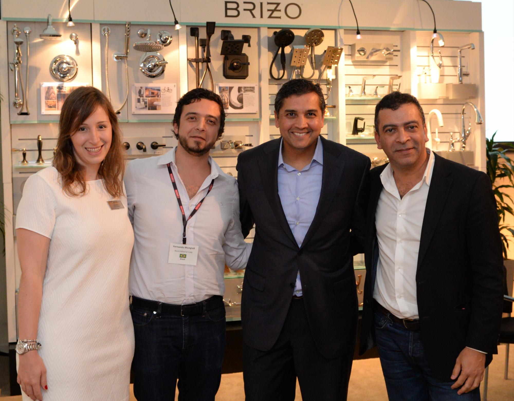 Juliana Franco, Fernando Mungioli, Jai Shah y Pedro Santana Alvez.