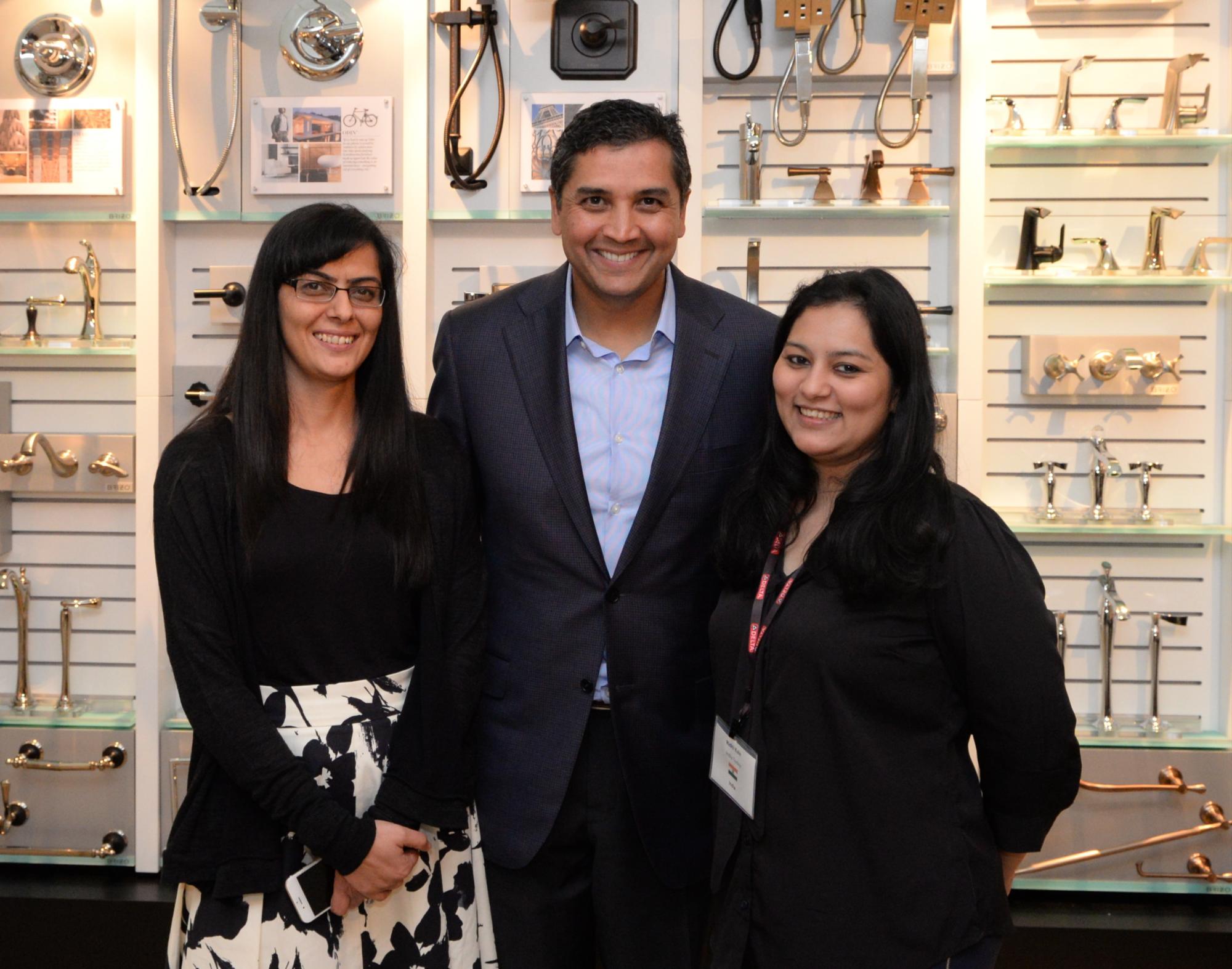 Kiran Singh, Jai Shah y Ridhi Kale.