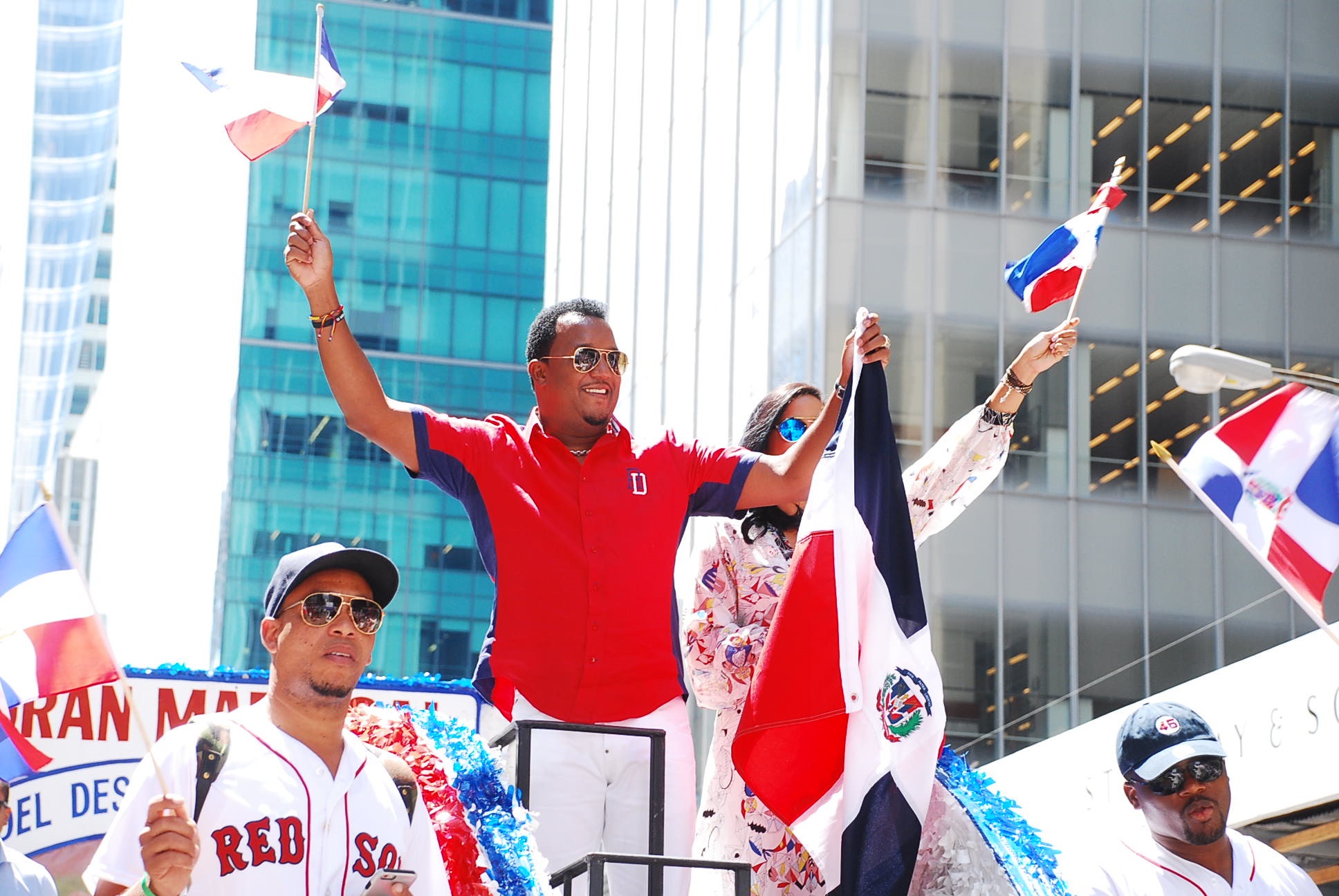 Pedro Martínez fue aplaudido por los participantes.
