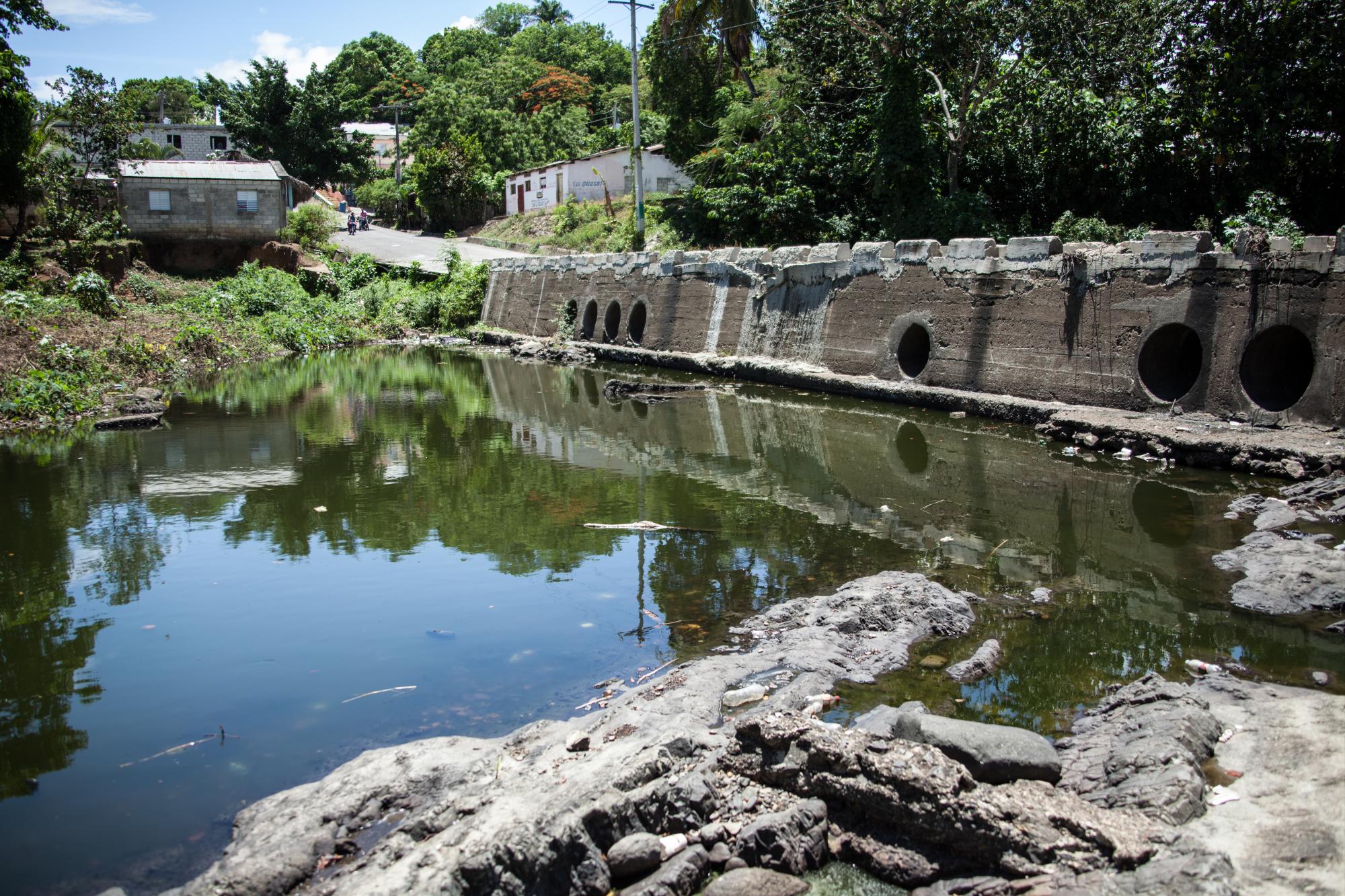 El caudal del río Seibo ha bajado. 
