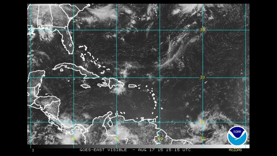 Onamet informa que continuarán los aguaceros debido a una vaguada