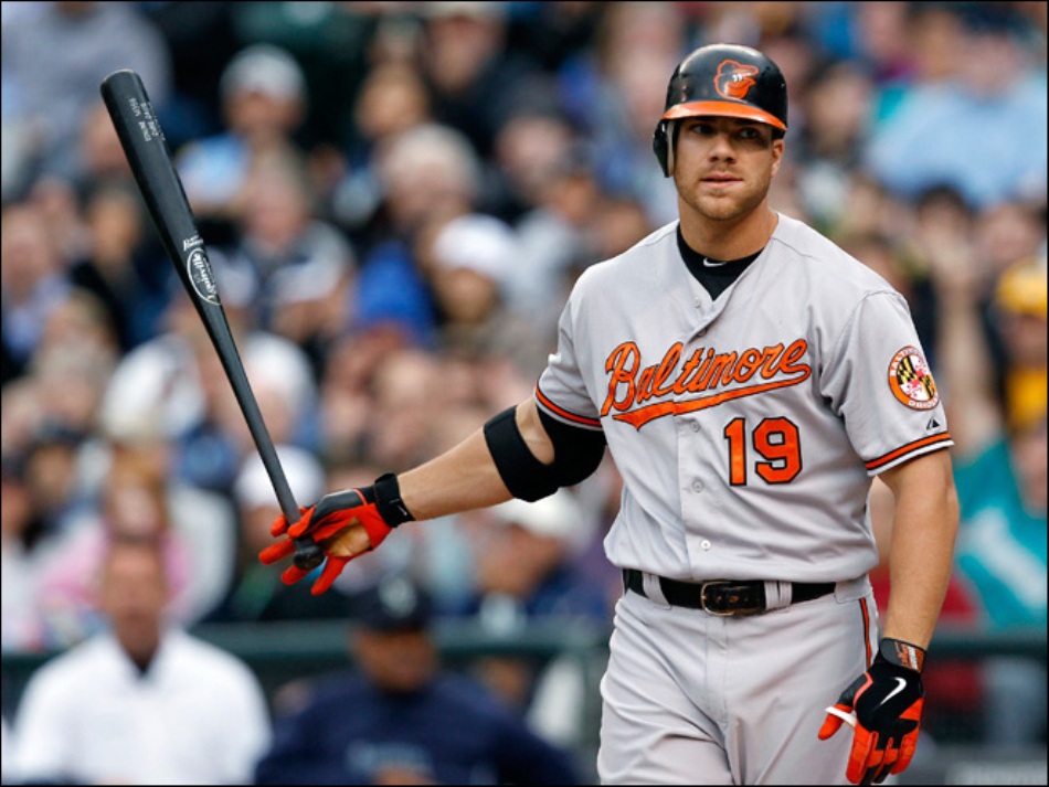 Chris Davis, inicialista de los Orioles de Baltimore