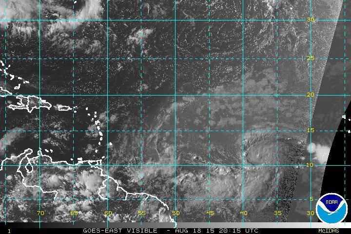 Se forma “Danny”, la cuarta tormenta del Atlántico