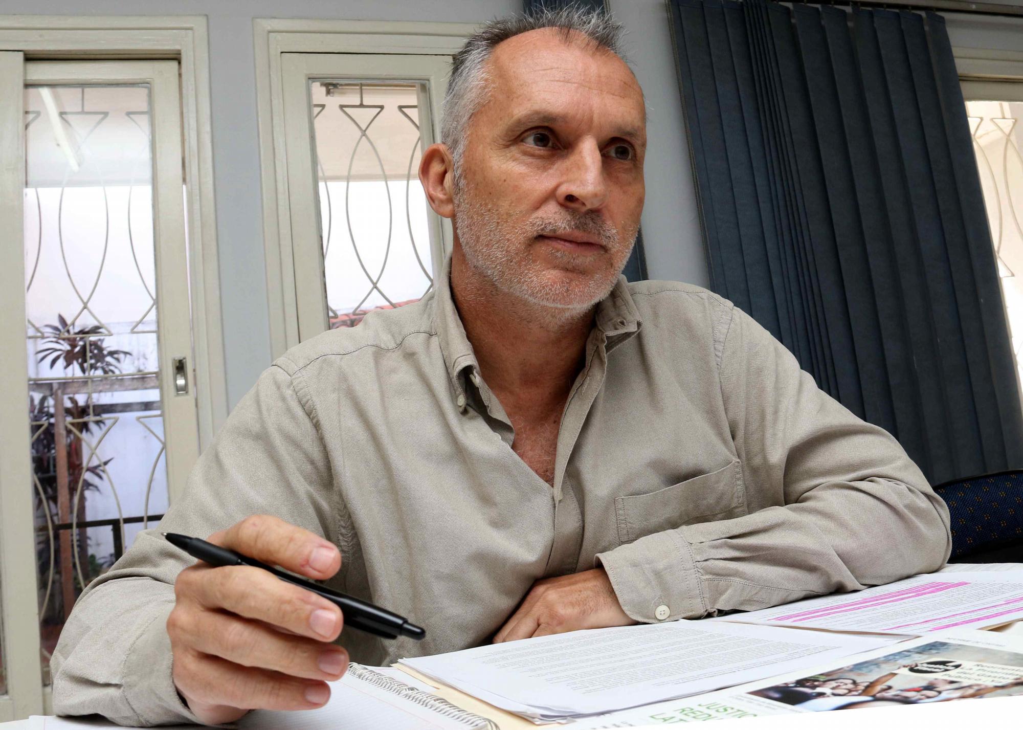 El director para América Latina y el Caribe de la organización internacional Oxfam, Simon Ticehurst.