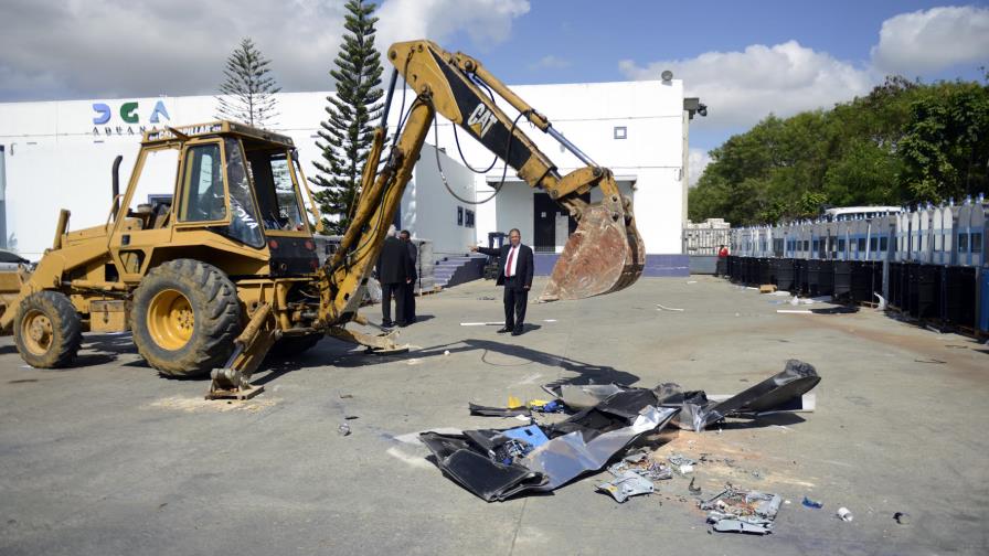 DGA y Hacienda destruyen “tragamonedas”