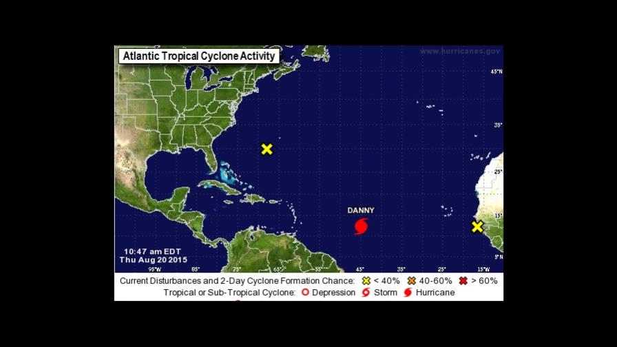 Danny se transforma en el primer huracán del Atlántico de 2015 