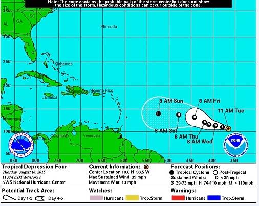 Autoridades de islas caribeñas piden cautela ante paso de huracán Danny 