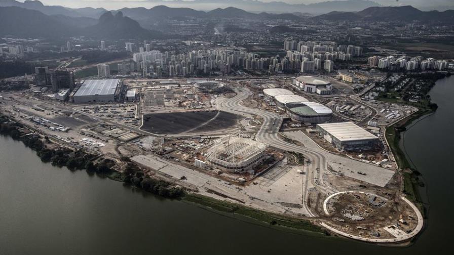 Buen ambiente en ensayo de maratón acuático para Río de Janeiro-2016