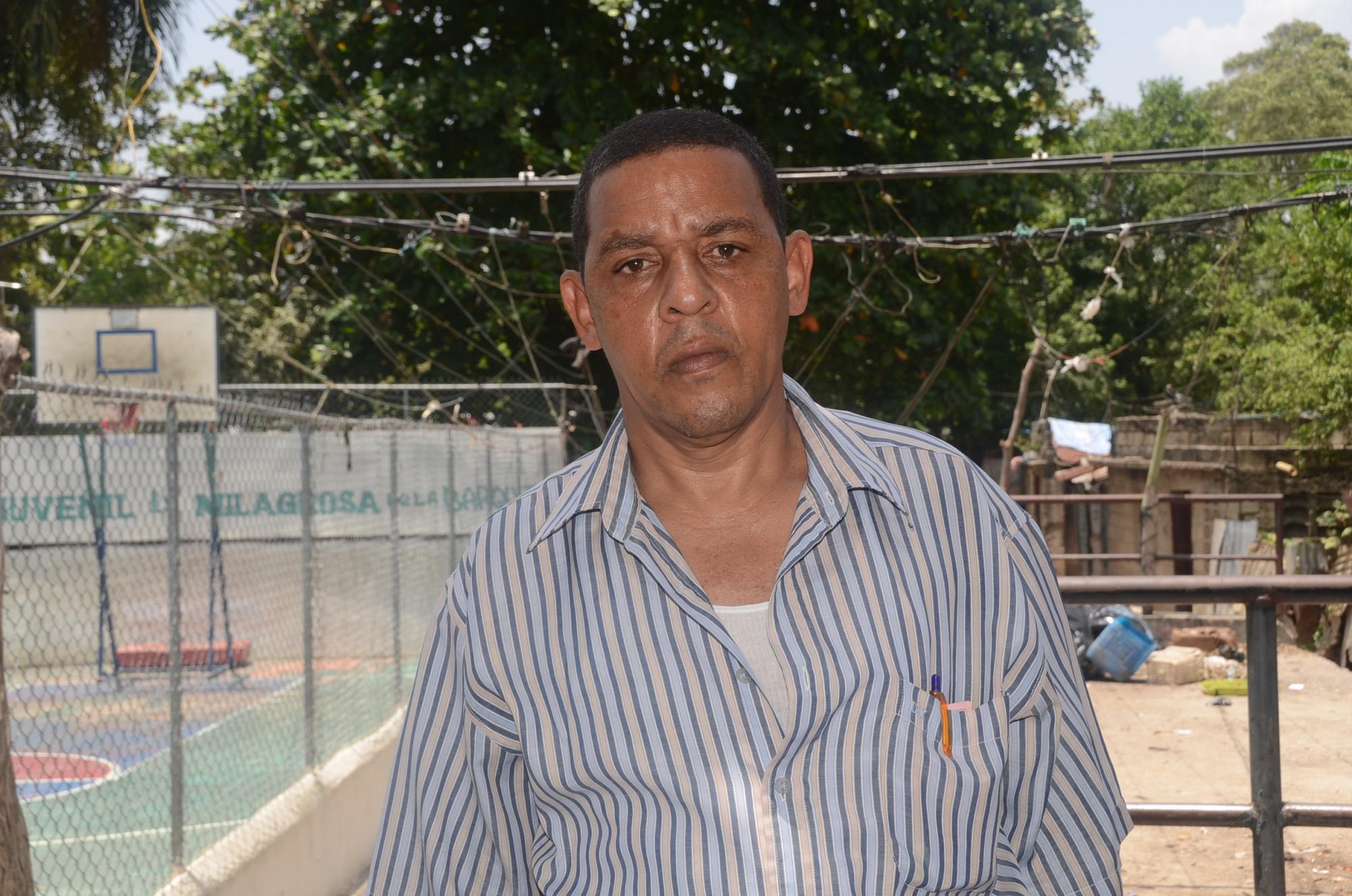 Nicolás Genao, presidente de la Fundación El Velero de La Barquita.