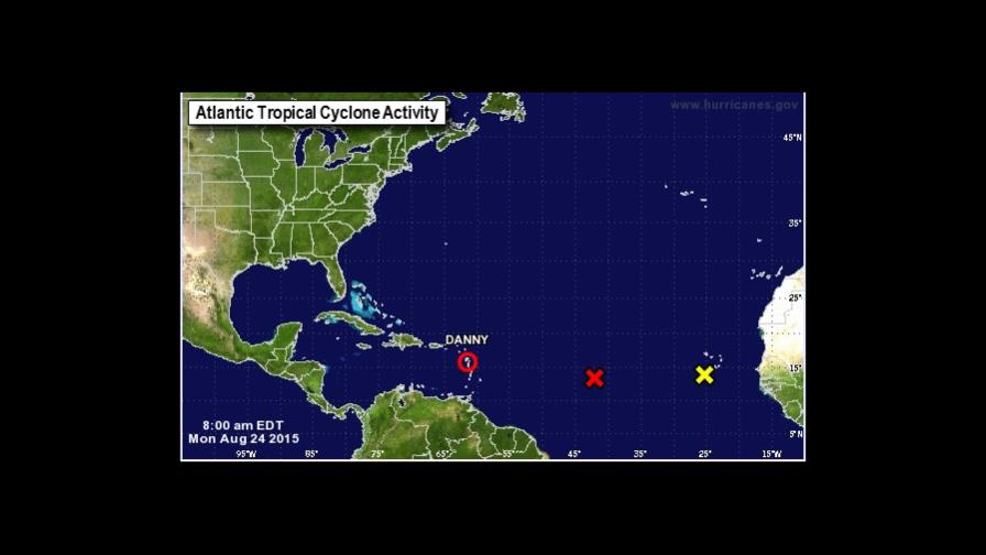 La debilitada tormenta Danny se degradará hoy a depresión tropical