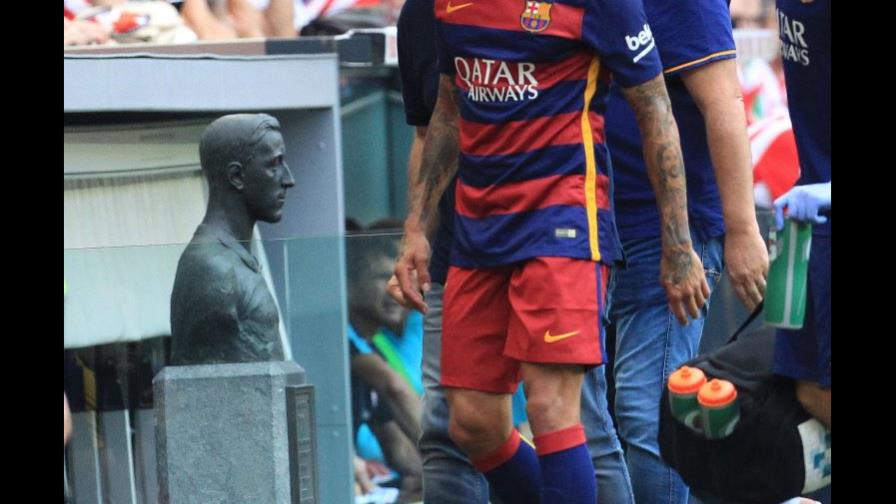 Lesiones en Barcelona: Alves, ingle; Busquets golpe leve 