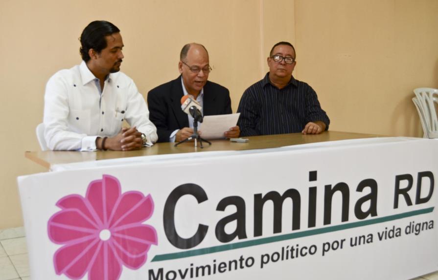 Movimiento político “Camina RD” exhorta a crear coalición contra el partido oficial