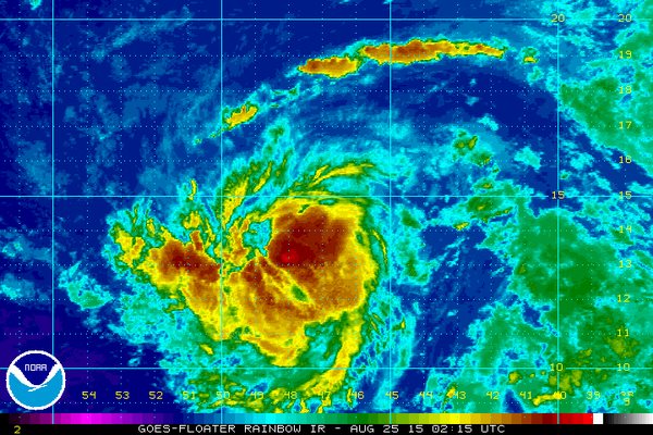 Onamet anuncia se forma la tormenta tropical Erika en el Atlántico; COE descontinuó la alerta verde en el país