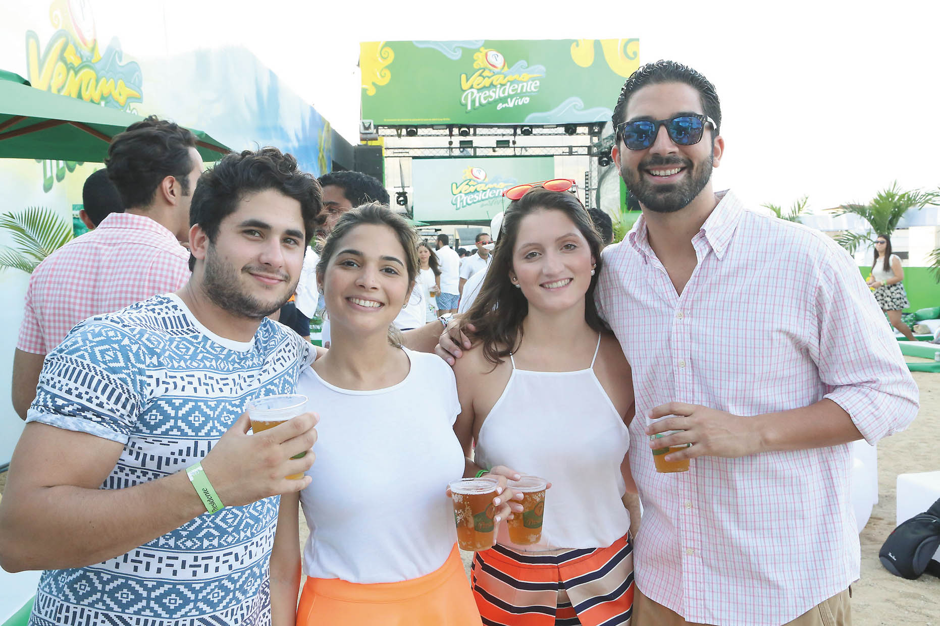 Manuel León, Laura Fernández, Carolina Sanz y Mario Peguero.