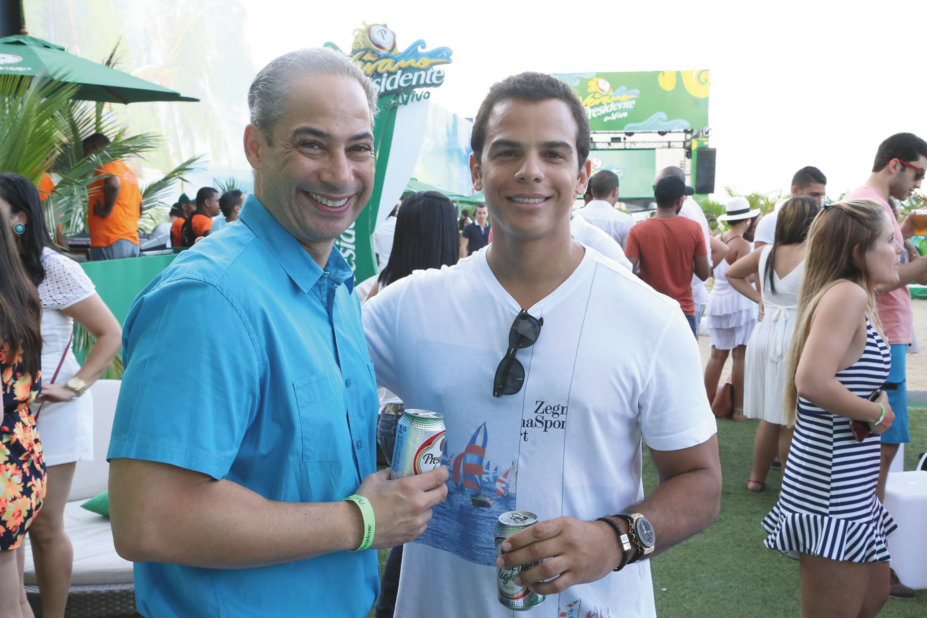 Francis Gallardo y Saymon Díaz.