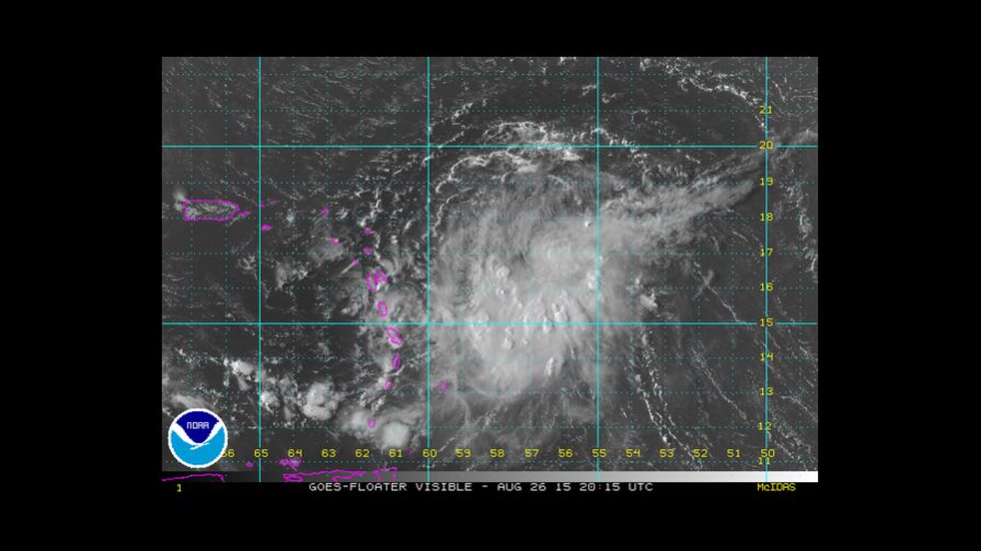 Onamet  se mantiene en  “vigilancia de tormenta tropical” por el paso de Erika  
