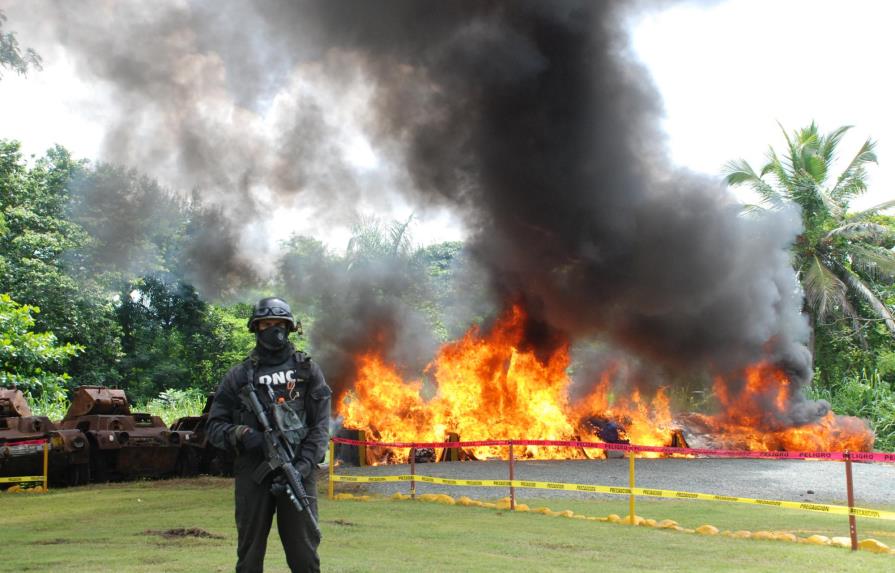 La Procuraduría General de la República quema 774 kilos de drogas