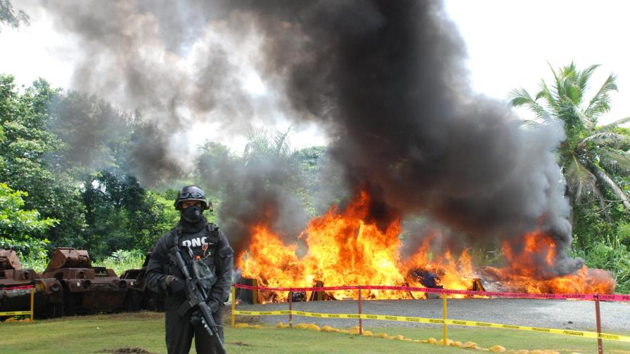 La Procuraduría General de la República quema 774 kilos de drogas La Procuraduría General de la República quema 774 kilos de drogas