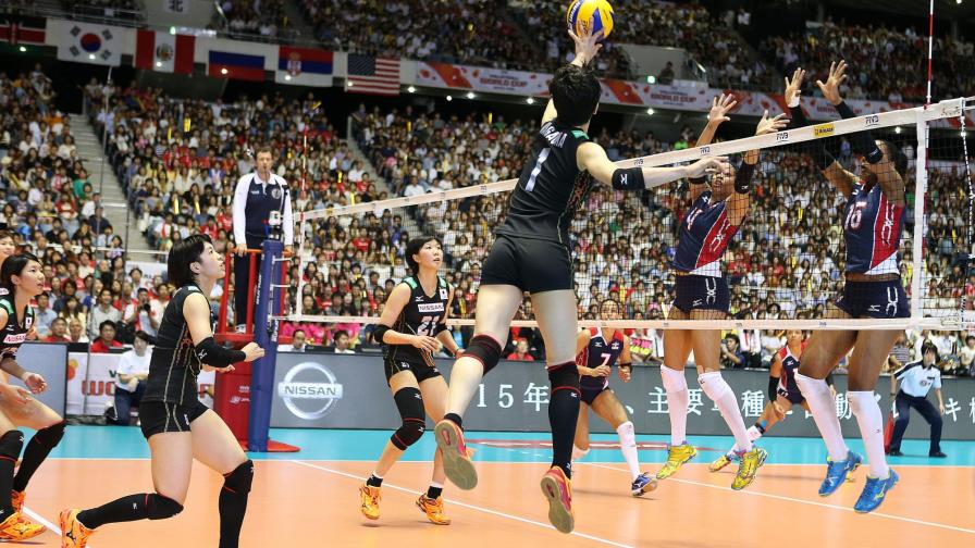 Japón frena a Dominicana en la Copa del Mundo de voleibol de mujeres