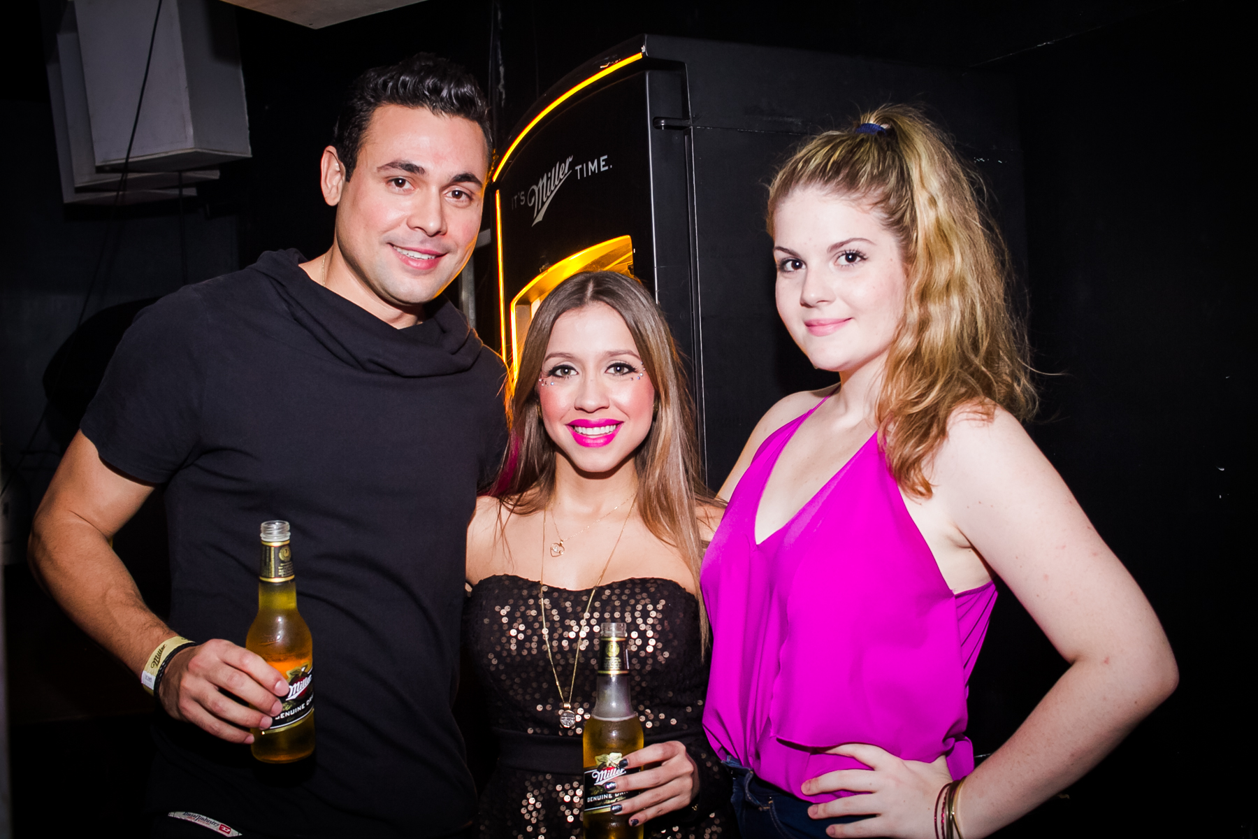 Mickey Destro, Dj Jem y Joanne Labarca.