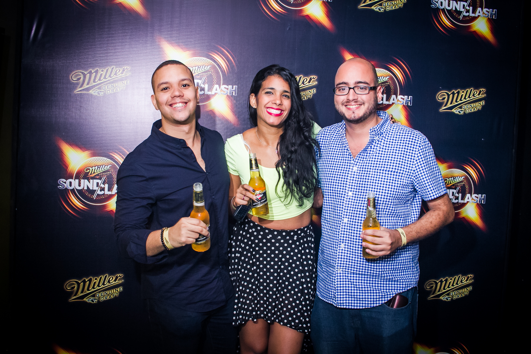 Joan Andújar, Karlina Bueno y José Brache.