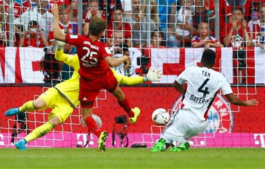 Bayern Munich vence a Leverkusen con 2 de Mueller 