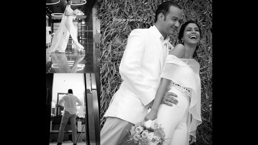 Evelyna Rodríguez y Rafael Santana ya son marido y mujer