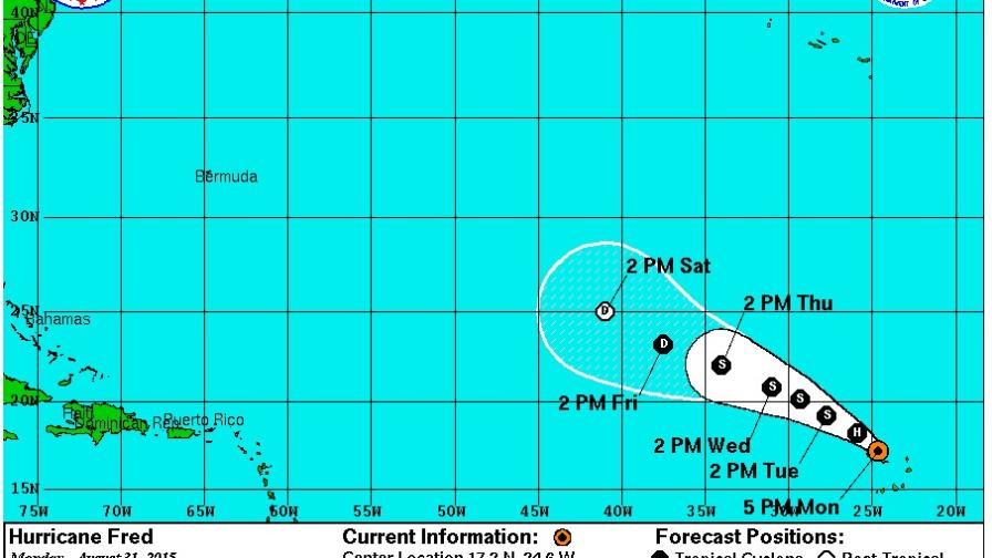 “Fred”, primer huracán que golpea a las islas de Cabo Verde en 123 años