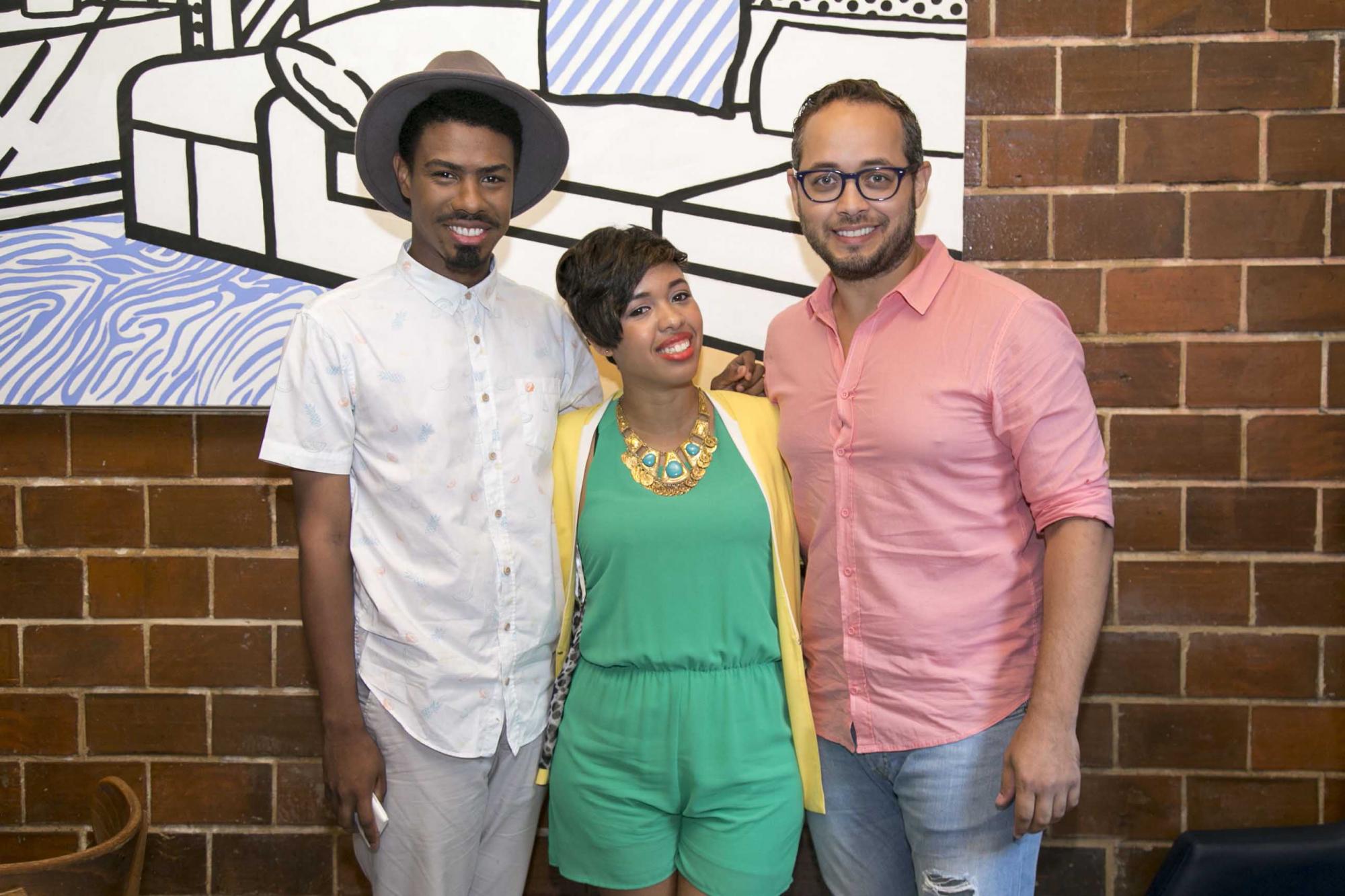  Enyer Díaz, Giany Franco y Carlos de Moya