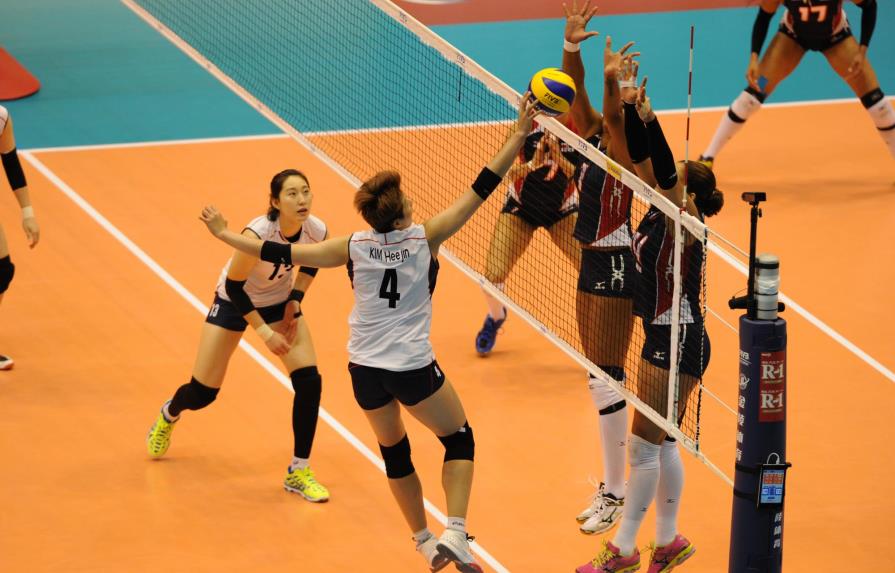 Corea del Sur supera a Dominicana en la Copa Mundial de Voleibol