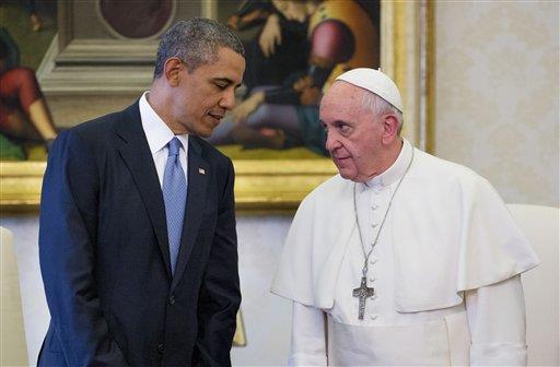Objetivos comunes de Obama y Francisco en visita papal 