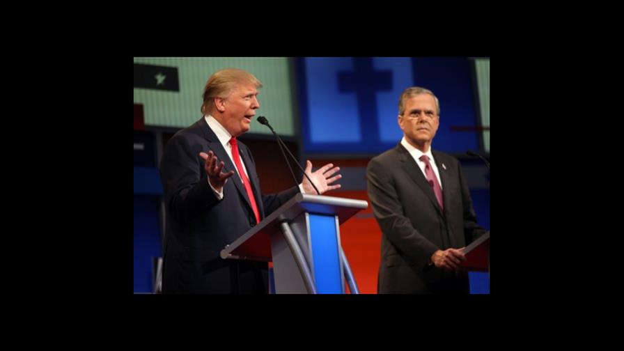 Se intensifica la disputa Bush-Trump 