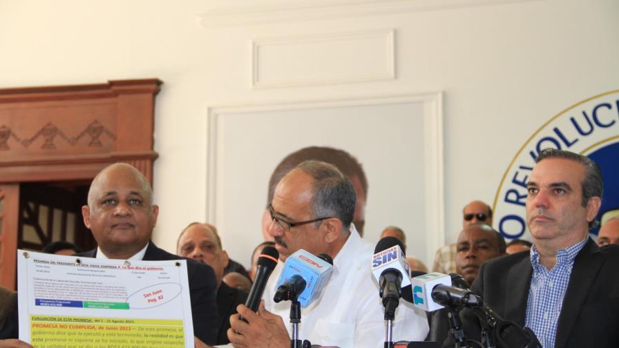 Abinader y Frente Agropecuario del PRM afirman Danilo solo ha cumplido 18 promesas de 166 en “visitas sorpresa”