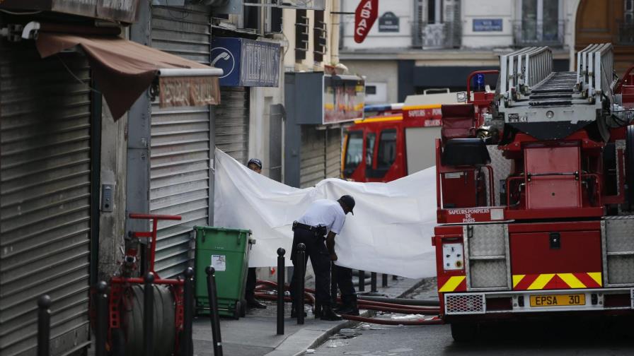 Un fuego en París deja ocho muertos, seis adultos y dos menores de edad