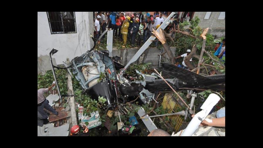 IDAC investiga las causas de la caída del helicóptero en el sector Maquiteria