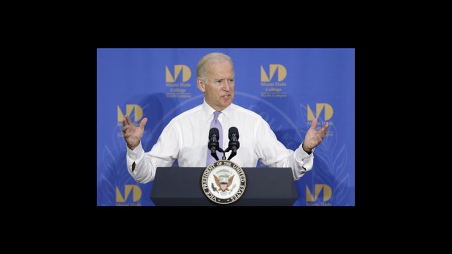 Biden examina el ambiente político en Florida 