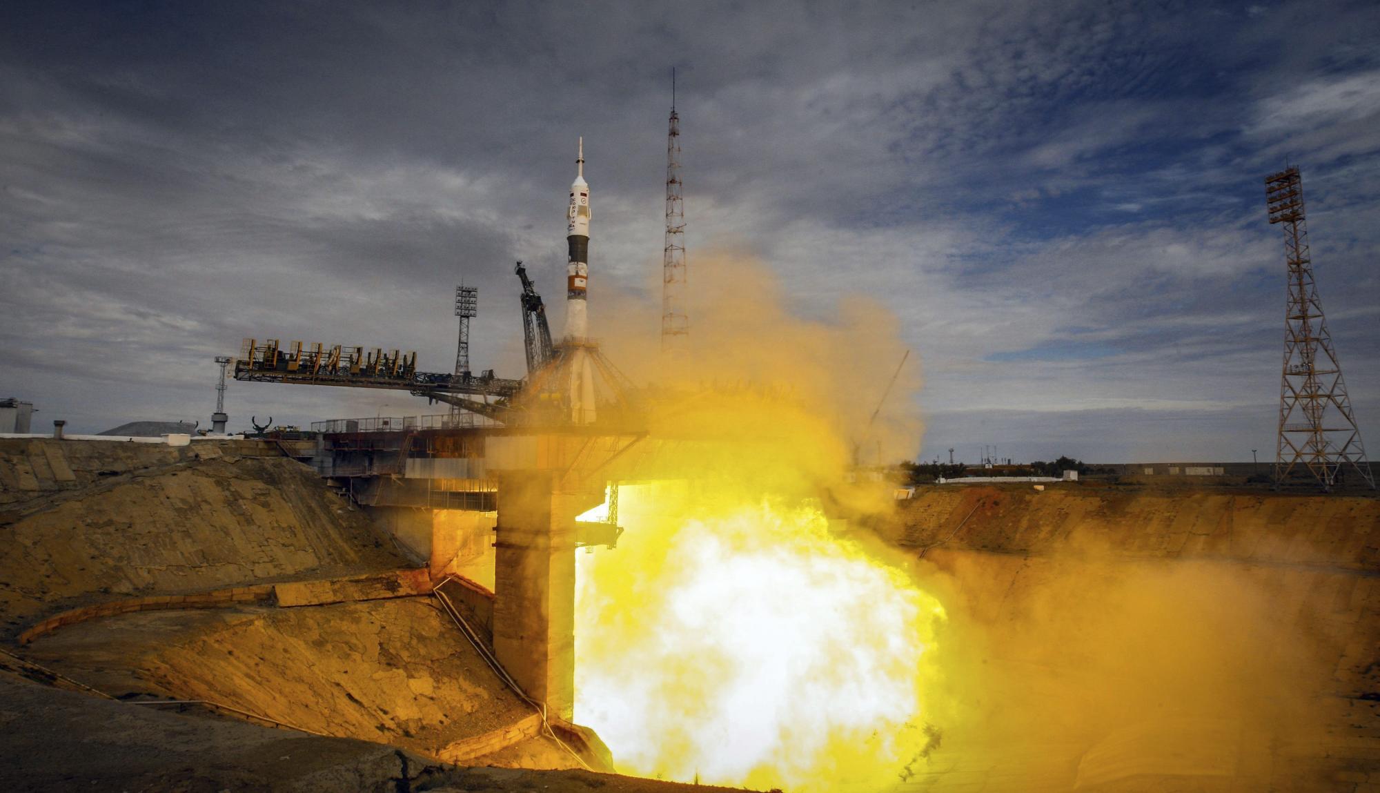 Lanzamiento del Soyuz TMA-18M