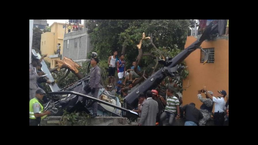 Policía apresa a cuatro por robo a piloto de helicóptero accidentado