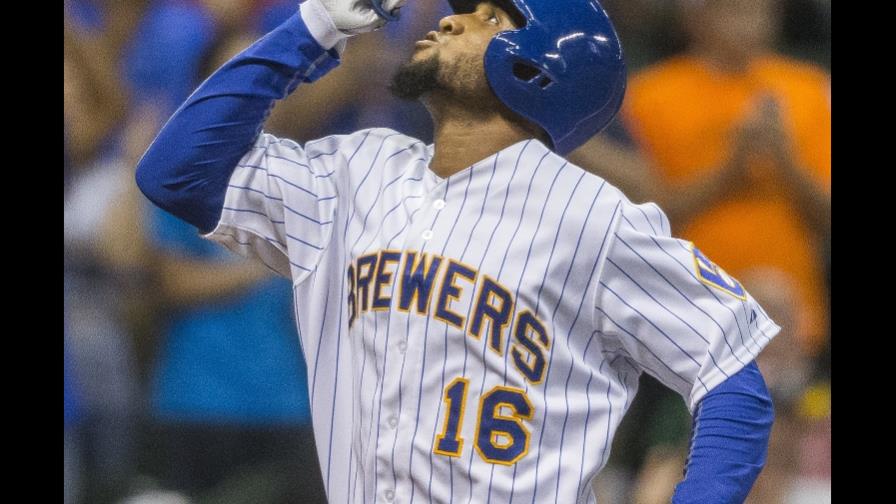 Líderes en las Grandes Liga; Domingo Santana: Dominicano Estrella