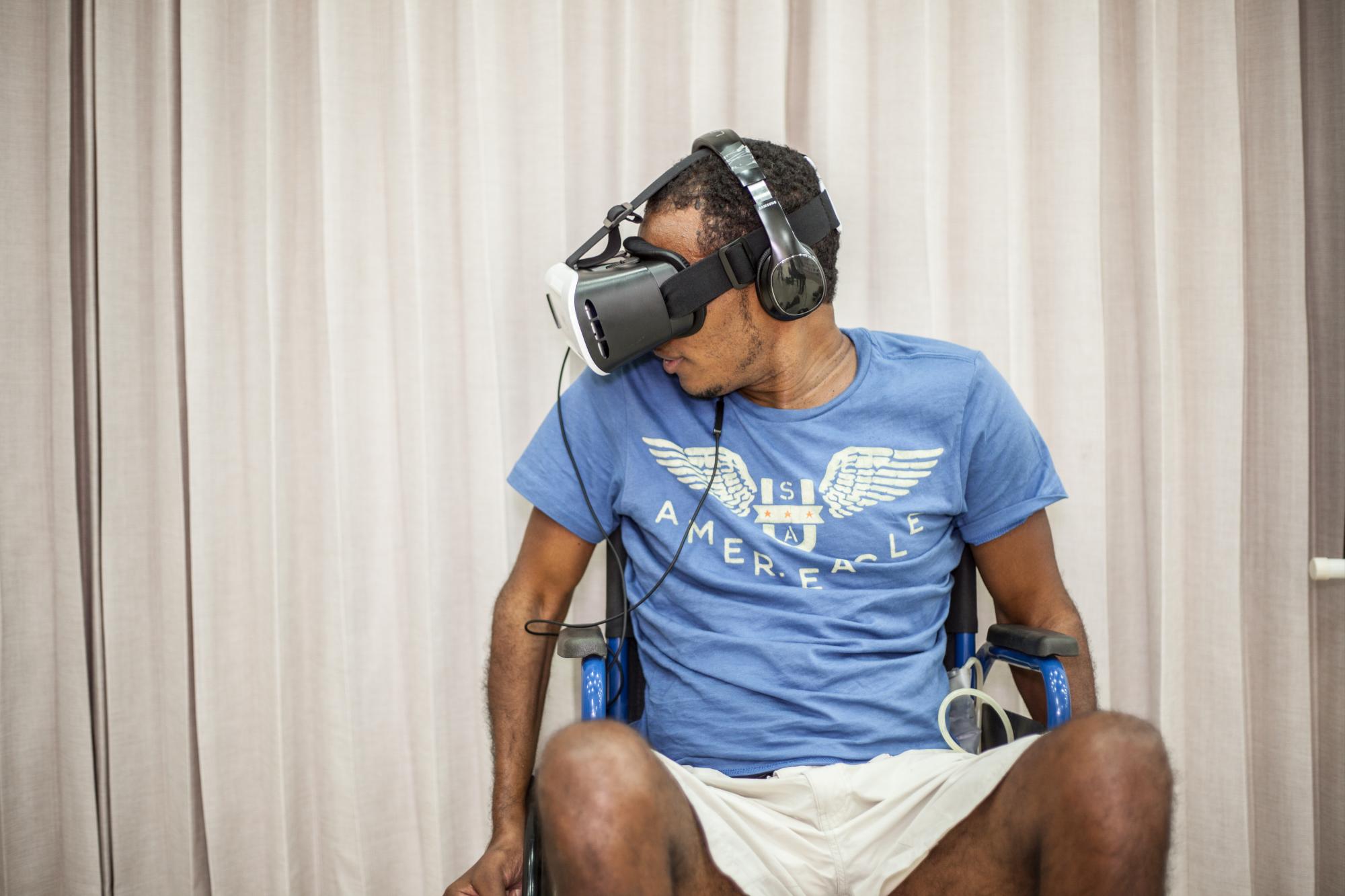 Robert de Jesús mientras vivía la experiencia.