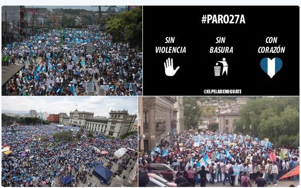 Redes sociales, claves de la movilización ciudadana en Guatemala