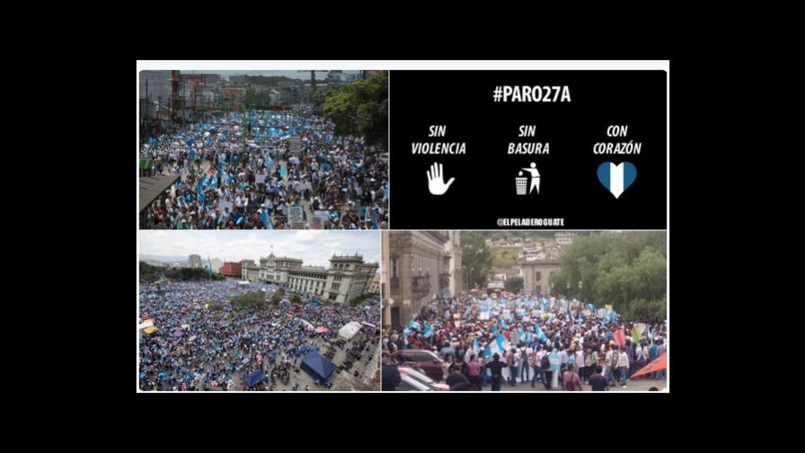 Redes sociales, claves de la movilización ciudadana en Guatemala